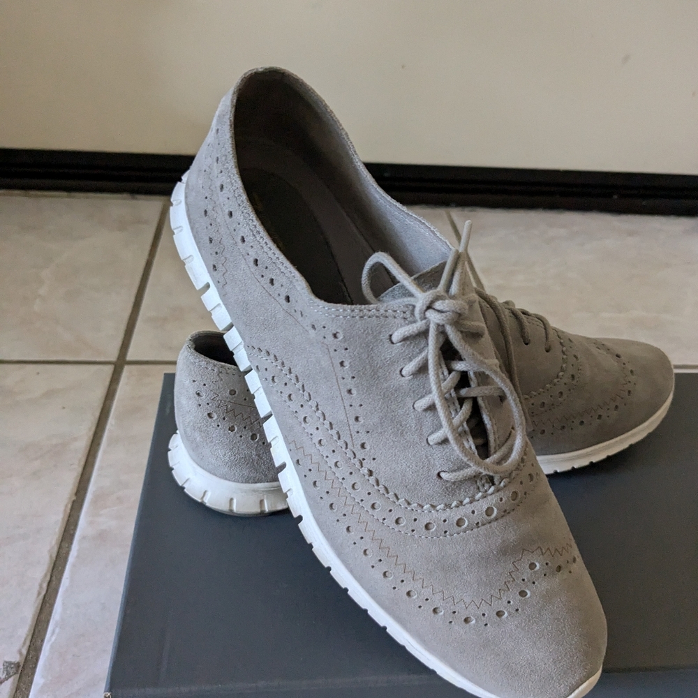 Women's Cole Haan/ Zero Oxford Gray suede
